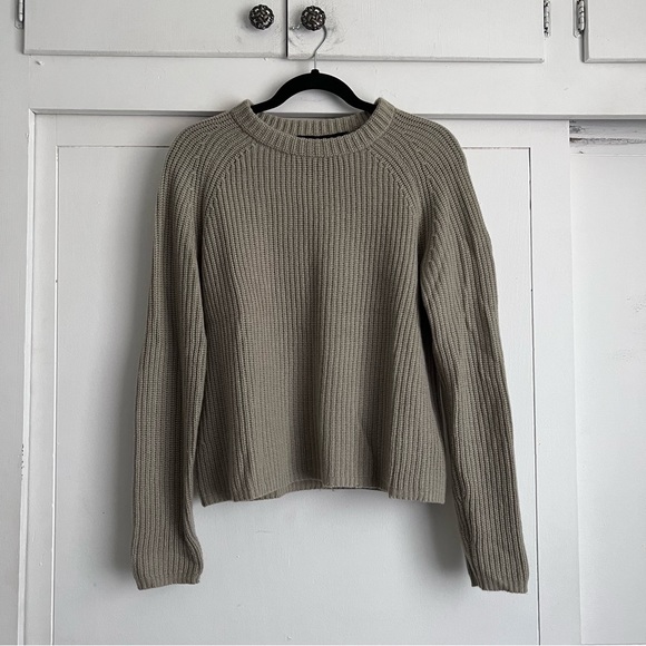 Jenni Kayne Fisherman Cashmere Sweater - Willow - Picture 1 of 10